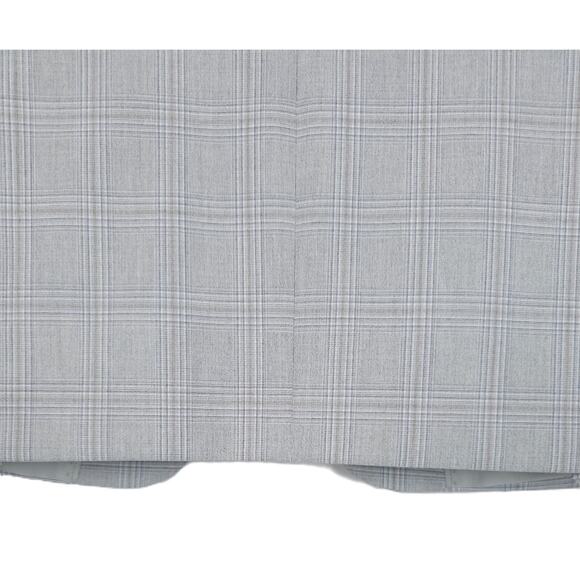 Alfani Men's Slim-Fit Stretch Suit Jacket Light Grey Plaid 44L NWT - Picture 6 of 7